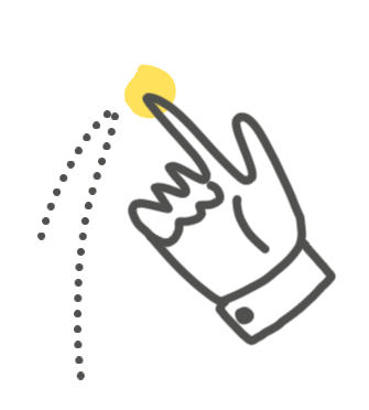 illustration of gesture
